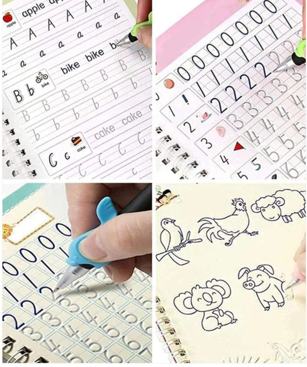 Magic Practice Copybook for Kids (4 Book + 10 Refill) (A-127)